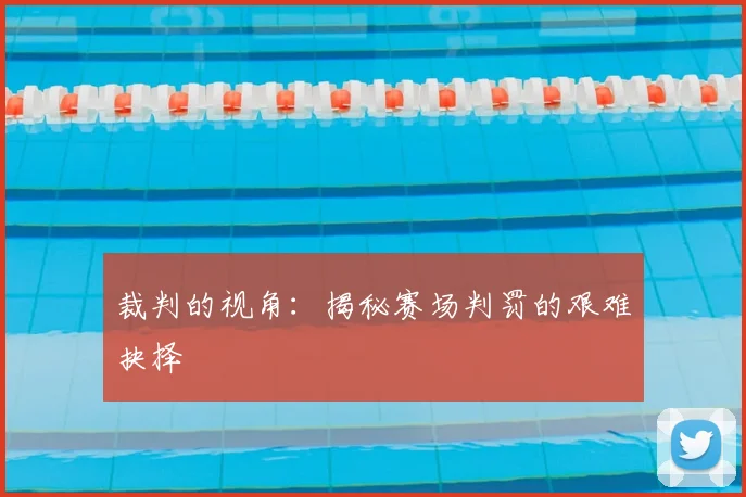 裁判的视角：揭秘赛场判罚的艰难抉择